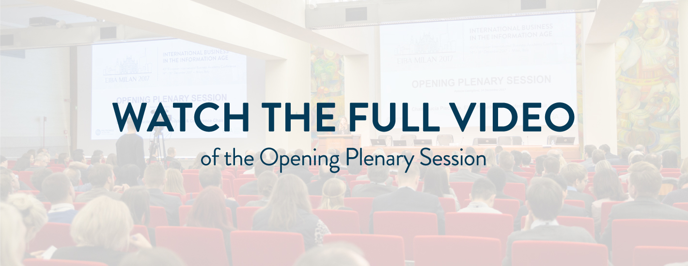 Opening Plenary Session: the video
